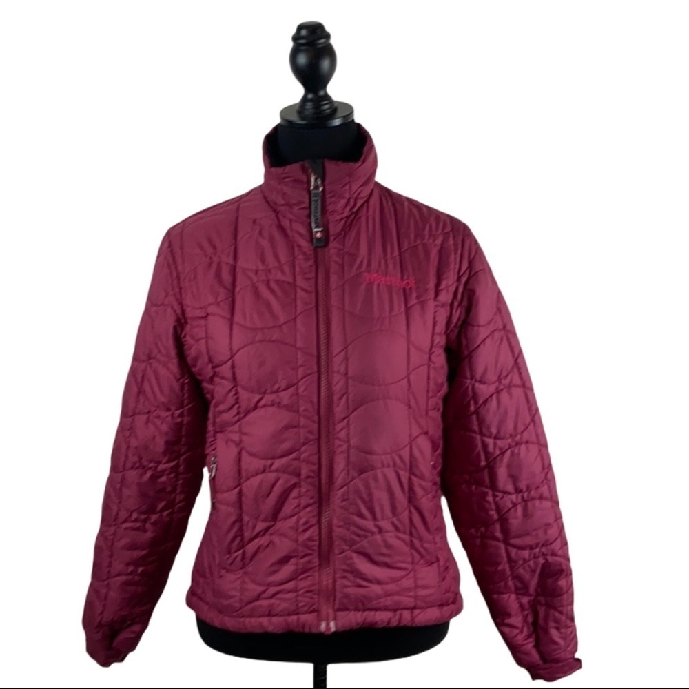 ❤️MARMOT RASPBERRY QUILTED SKI JACKET ~ XS
